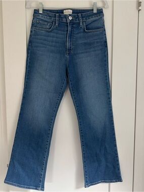 NWT Favorite Daughter The Erin Crop Boot Hyannis Jeans Size 28